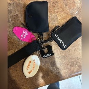 lululemon keychain with extras!